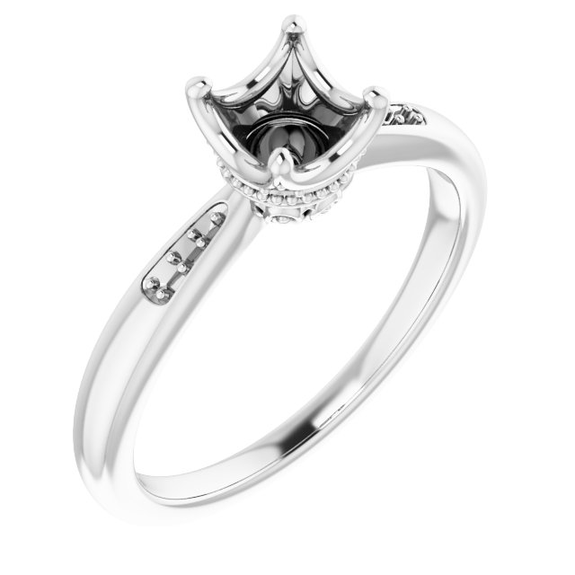 Accented Crown Ring