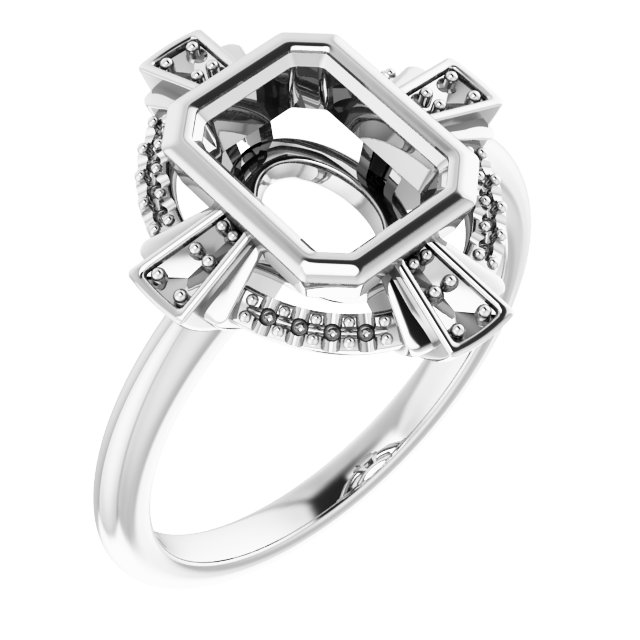 Bezel-Set Accented Ring