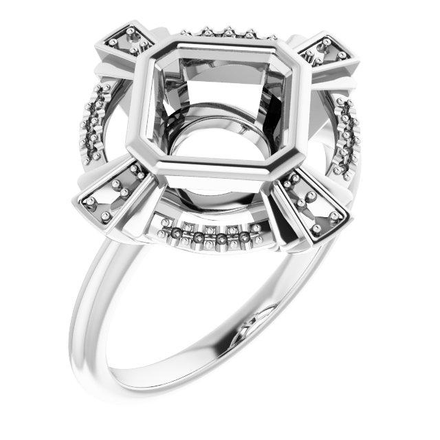 Bezel-Set Accented Ring