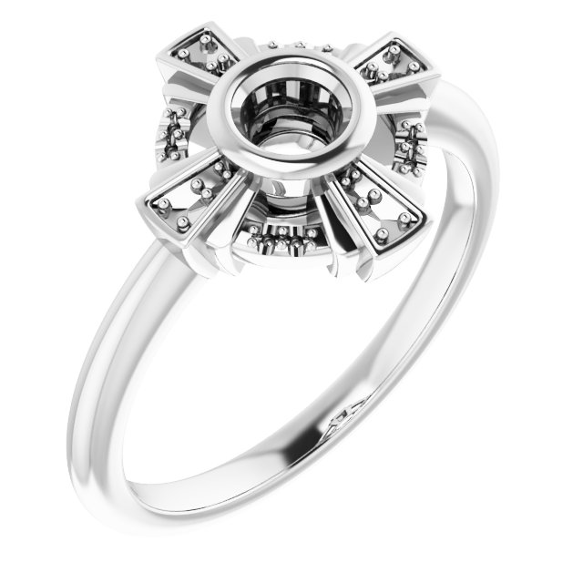 Bezel-Set Accented Ring