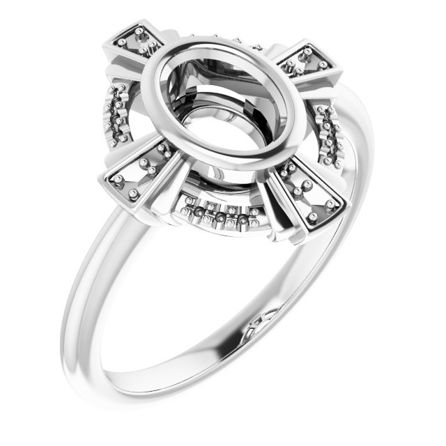 Bezel-Set Accented Ring
