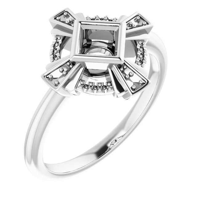 Bezel-Set Accented Ring