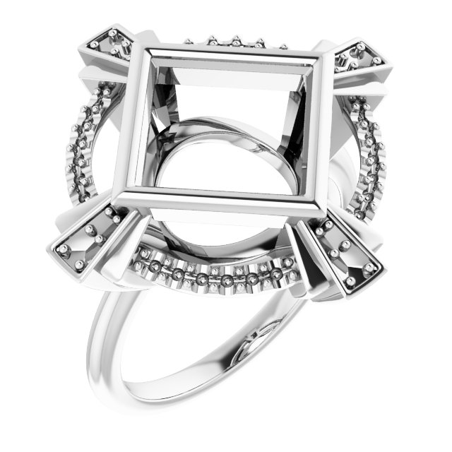 Bezel-Set Accented Ring