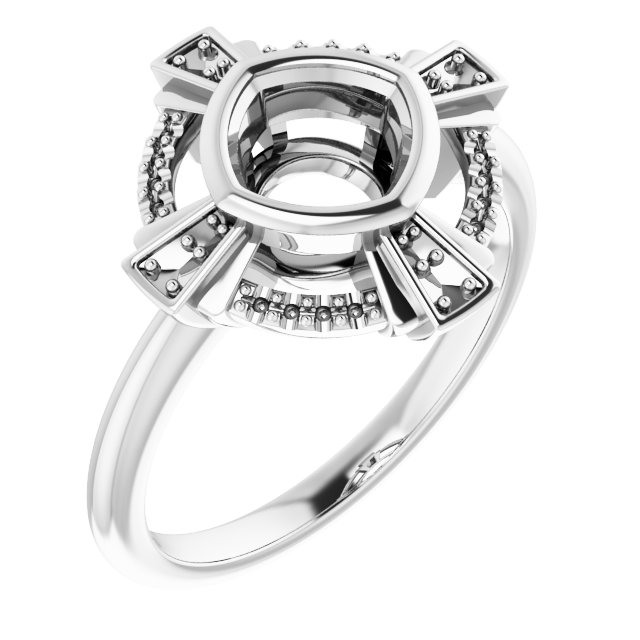 Bezel-Set Accented Ring