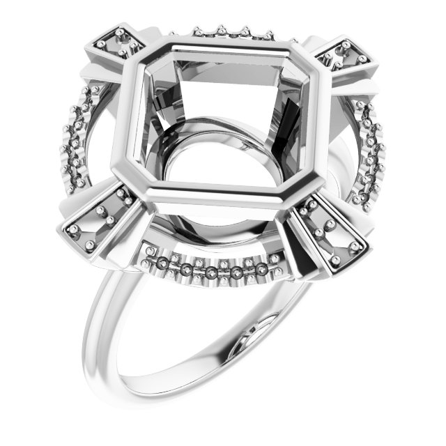 Bezel-Set Accented Ring