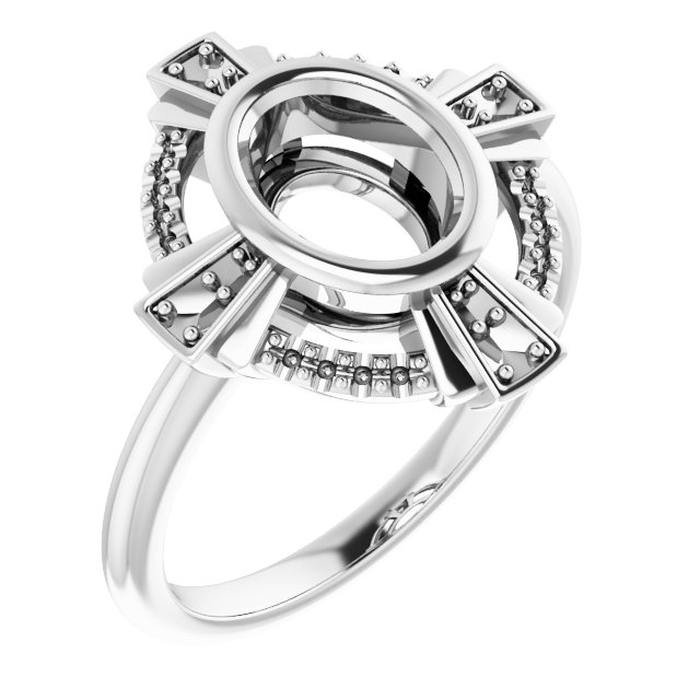 Bezel-Set Accented Ring