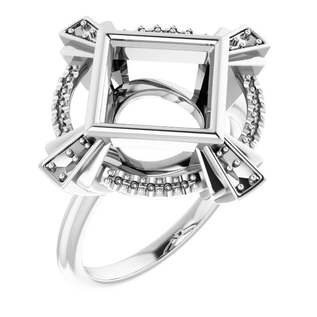 Bezel-Set Accented Ring