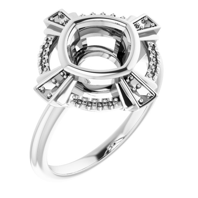 Bezel-Set Accented Ring