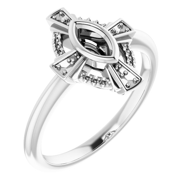Bezel-Set Accented Ring