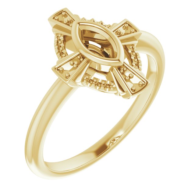 14k Yellow Gold