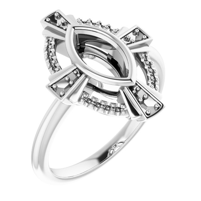 Bezel-Set Accented Ring