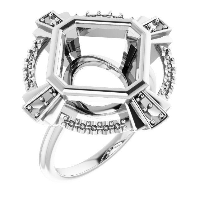 Bezel-Set Accented Ring