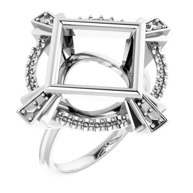 Bezel-Set Accented Ring