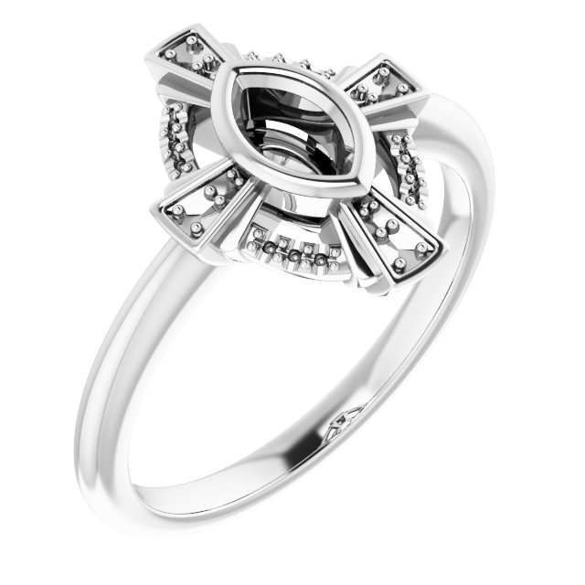 Bezel-Set Accented Ring