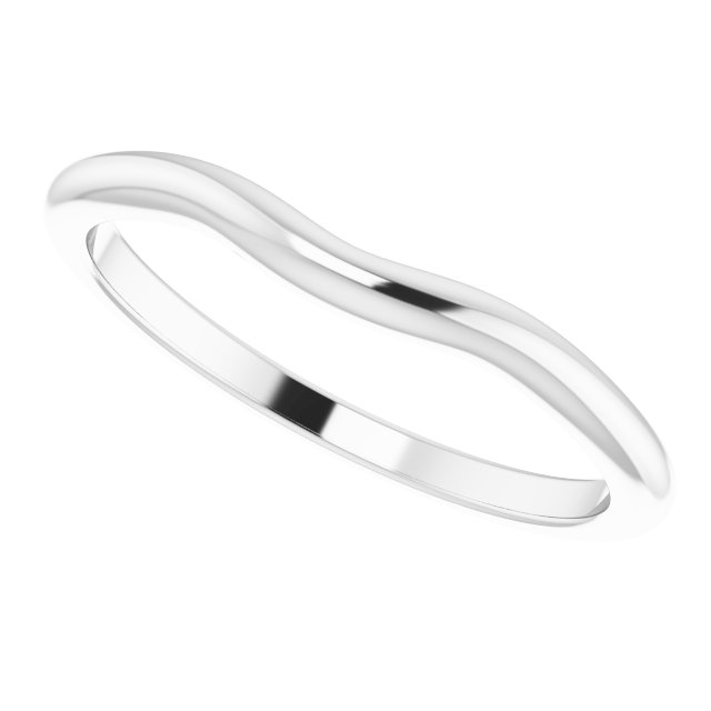 14K White Matching Band-5