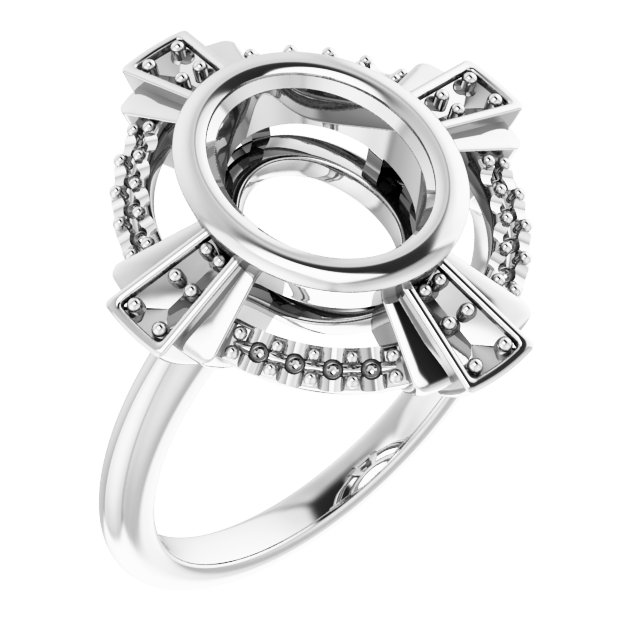 Bezel-Set Accented Ring