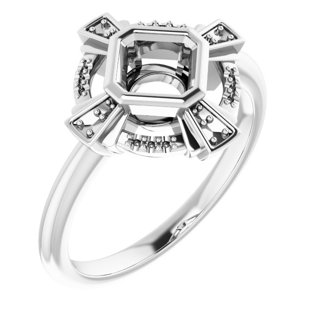 Bezel-Set Accented Ring