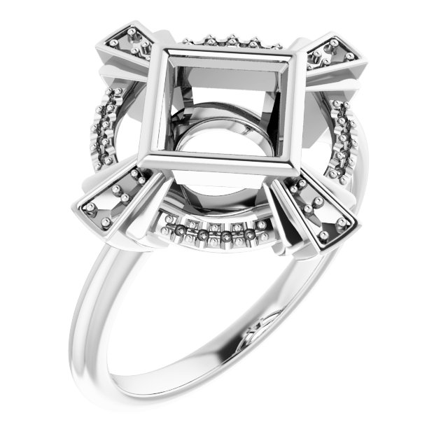 Bezel-Set Accented Ring