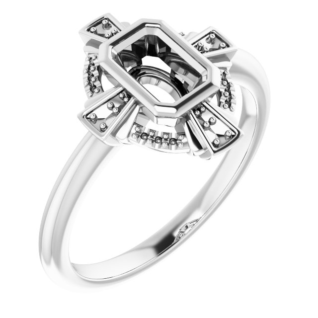 Bezel-Set Accented Ring