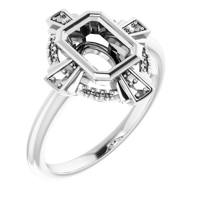 Bezel-Set Accented Ring