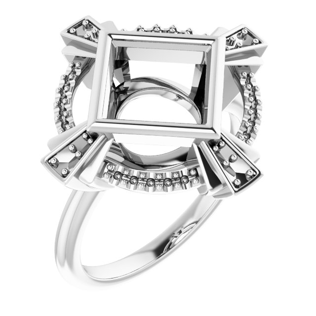 Bezel-Set Accented Ring