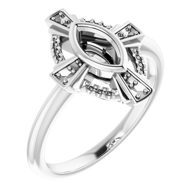 Bezel-Set Accented Ring
