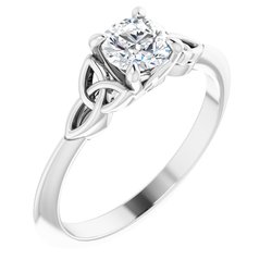 Celtic-Inspired Engagement Ring or Band