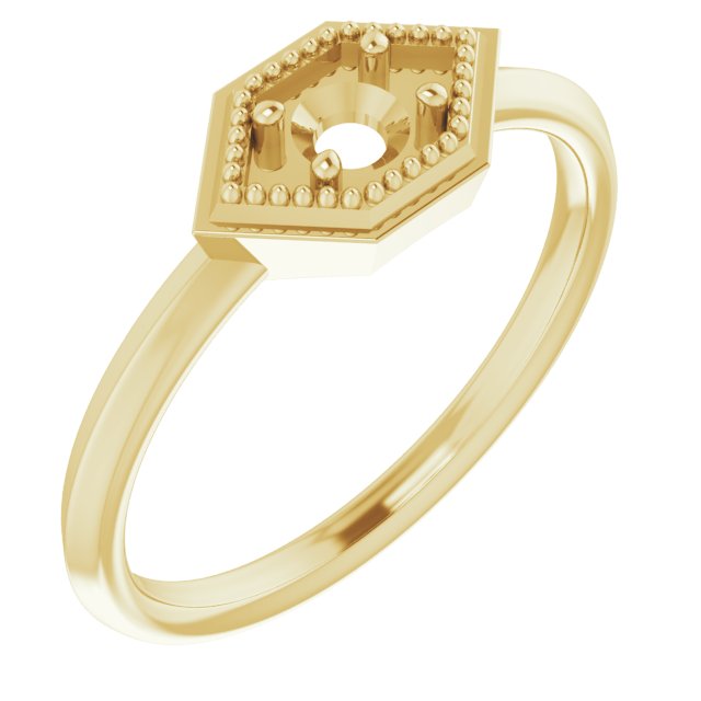 14k Yellow Gold