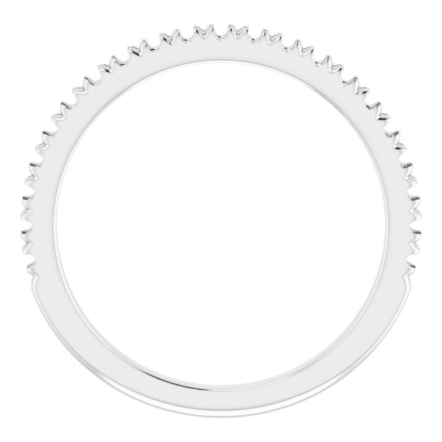Band Mounting for 9x6 mm Pear Engagement Ring view 2