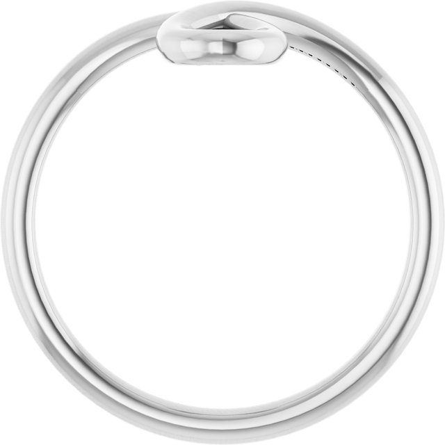 Sterling Silver Looped Bypass Ring
