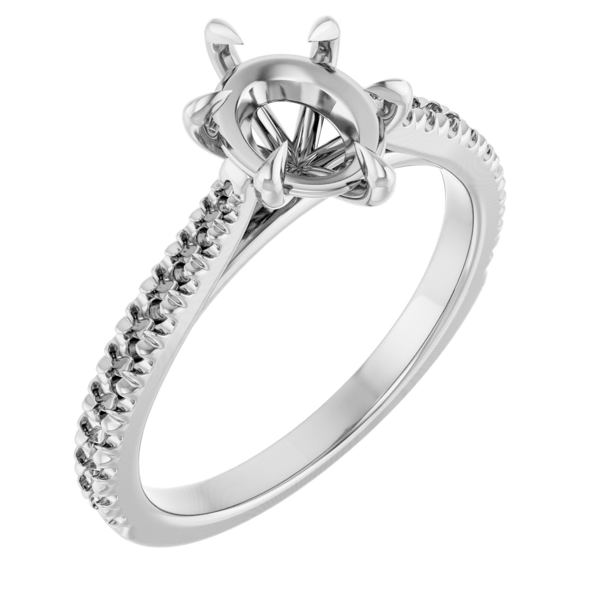 Claw-Prong Engagement Ring