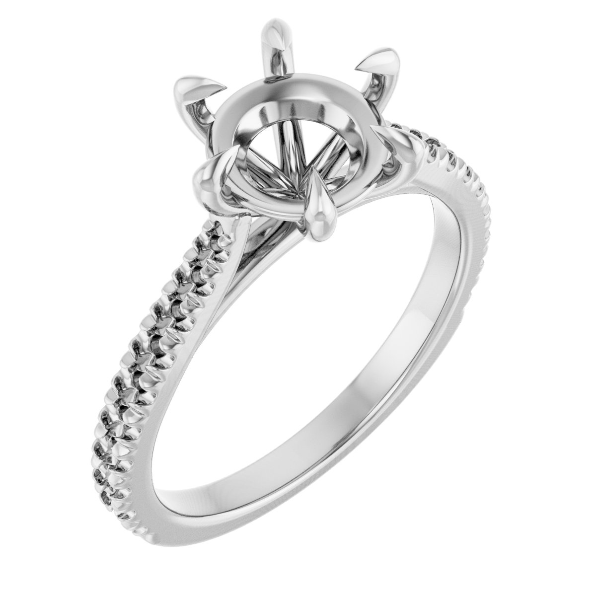 Claw-Prong Engagement Ring