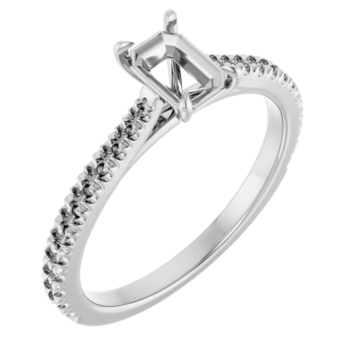 Claw-Prong Engagement Ring