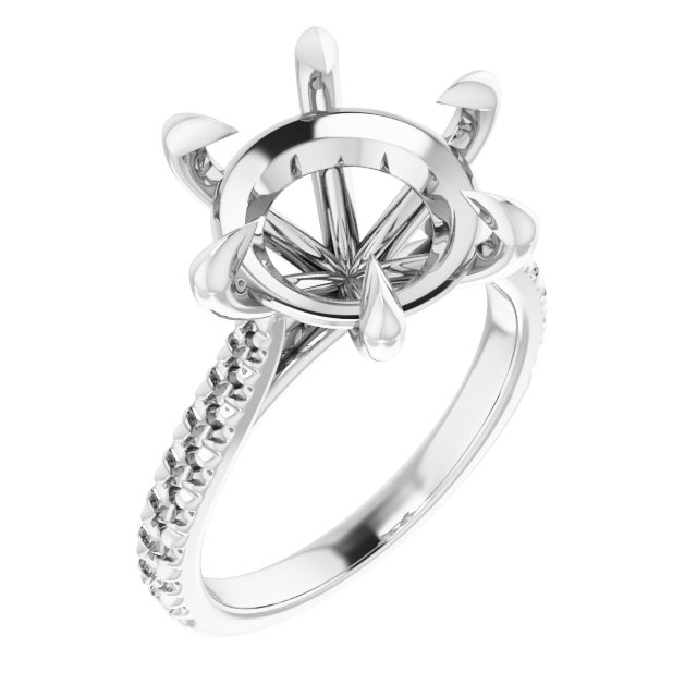 Claw-Prong Engagement Ring