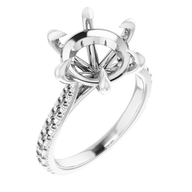 Claw-Prong Engagement Ring