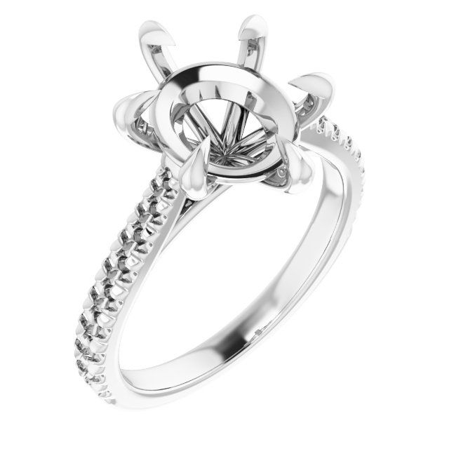 Claw-Prong Engagement Ring