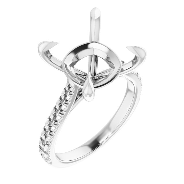 Claw-Prong Engagement Ring