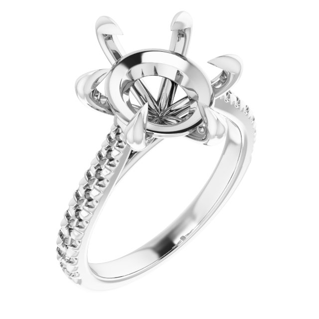 Claw-Prong Engagement Ring