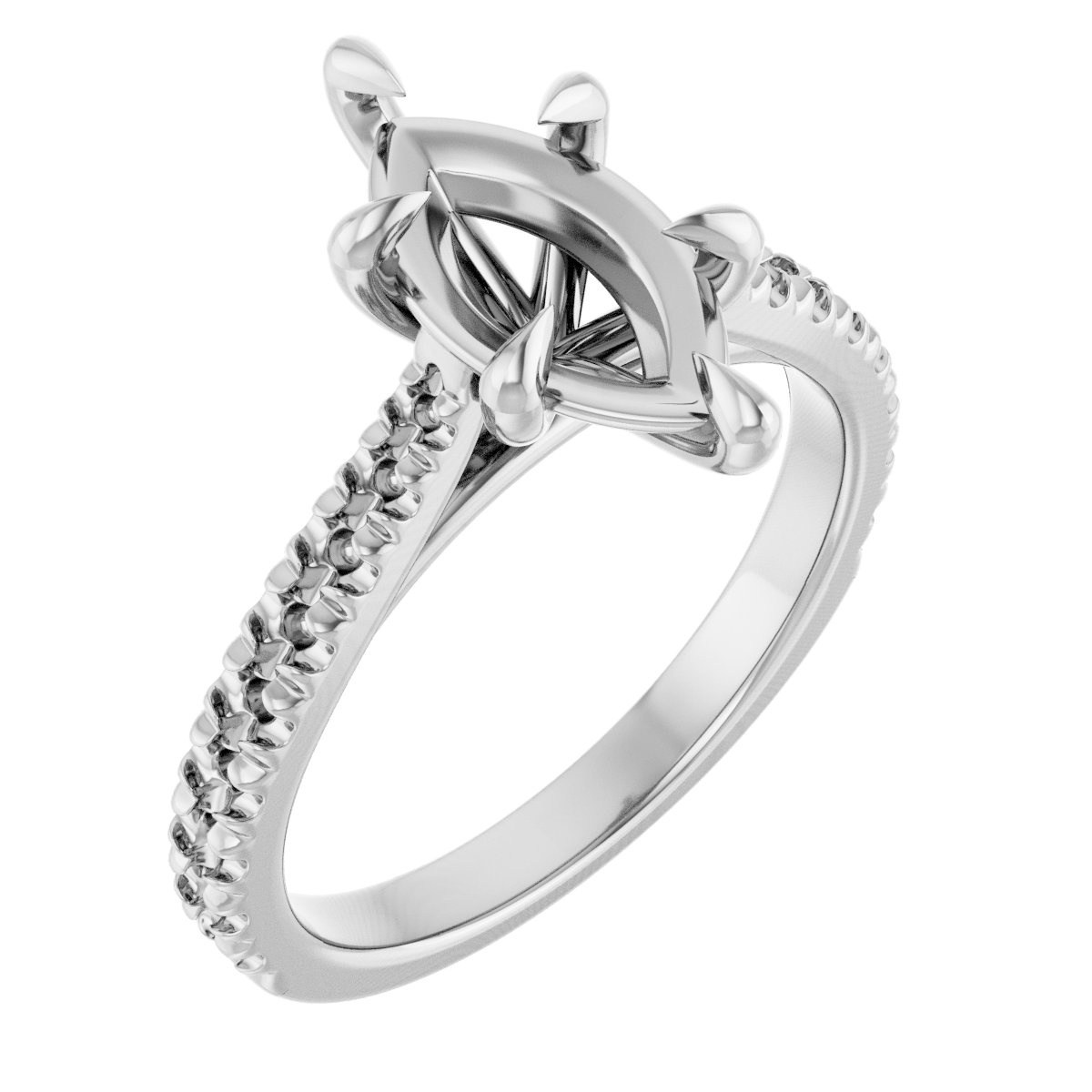 Claw-Prong Engagement Ring