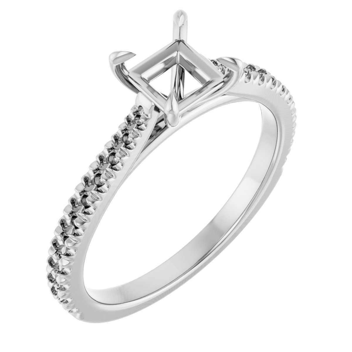 Claw-Prong Engagement Ring