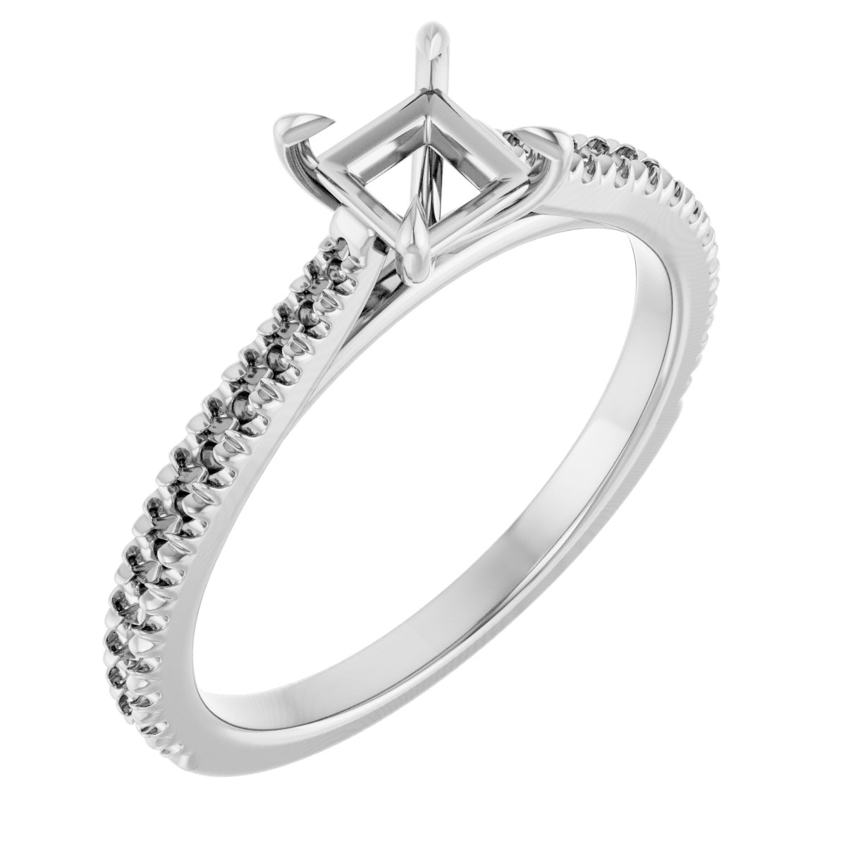 Claw-Prong Engagement Ring