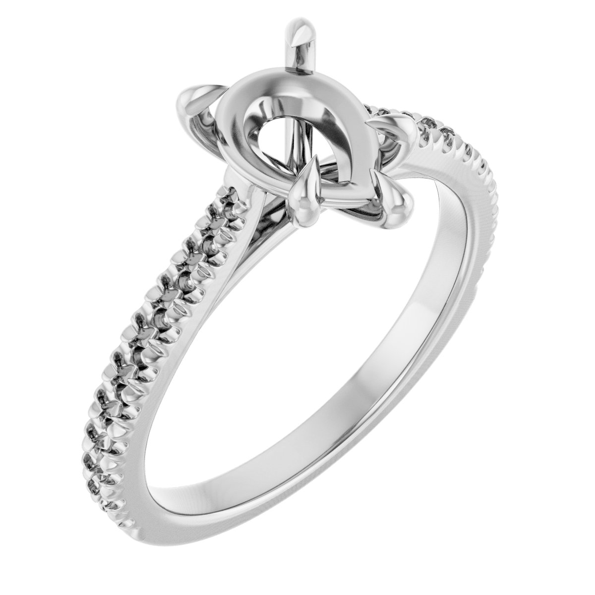 Claw-Prong Engagement Ring