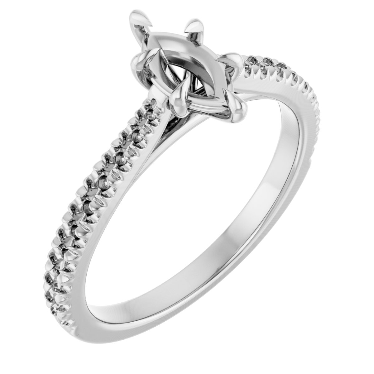 Claw-Prong Engagement Ring