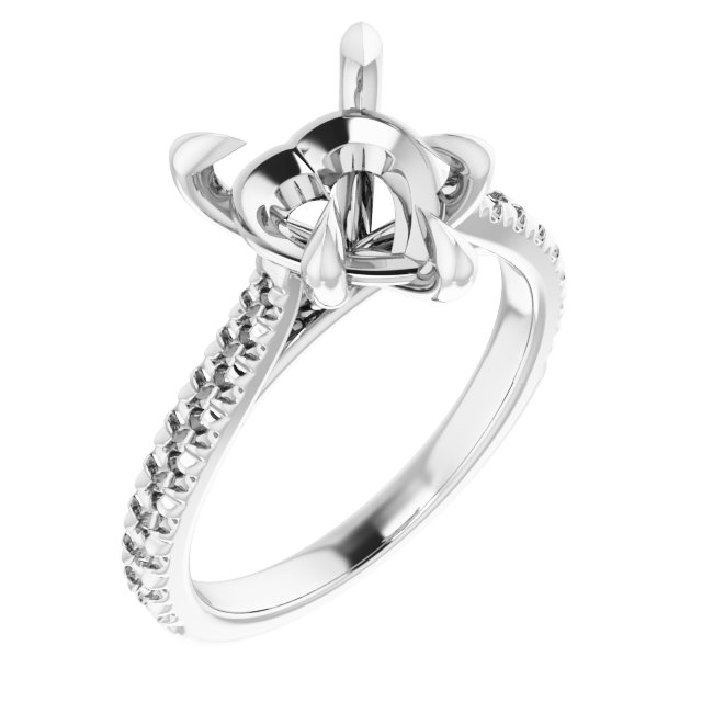Claw-Prong Engagement Ring