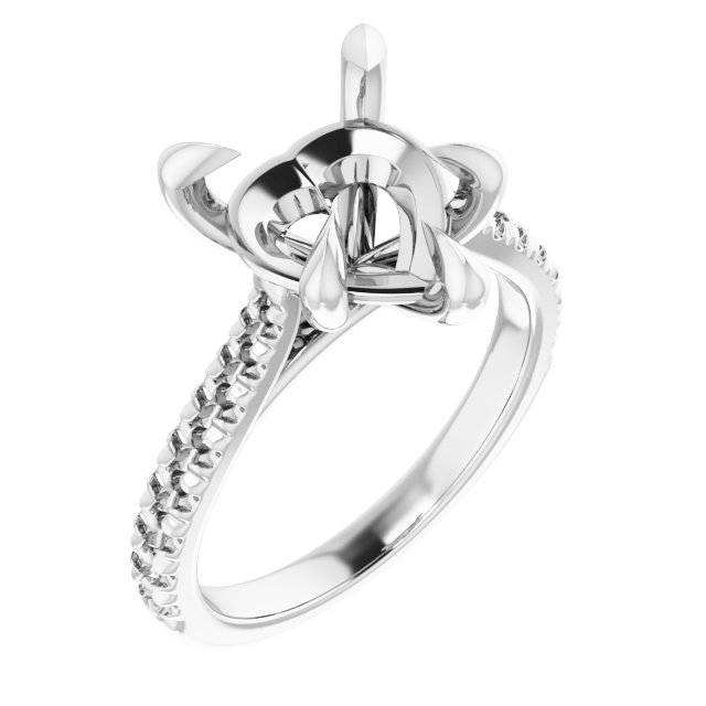 Claw-Prong Engagement Ring