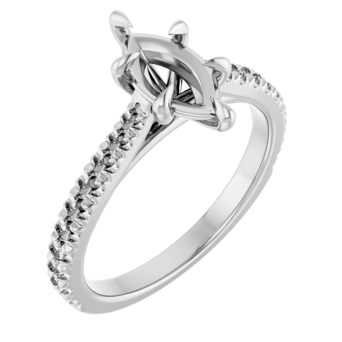 Claw-Prong Engagement Ring