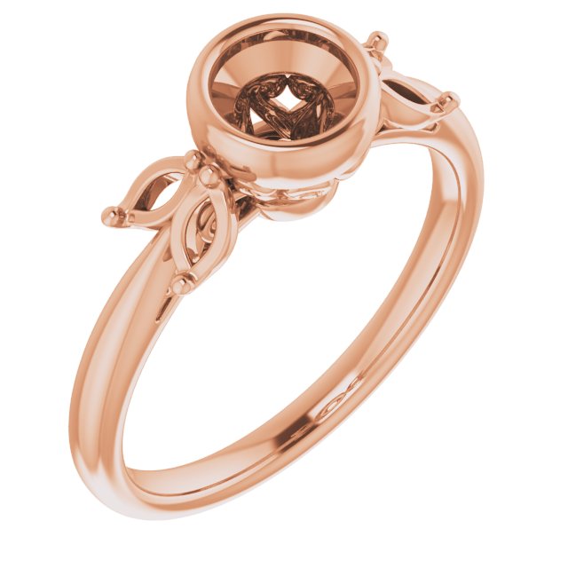 Bezel-Set Engagement Ring or Band