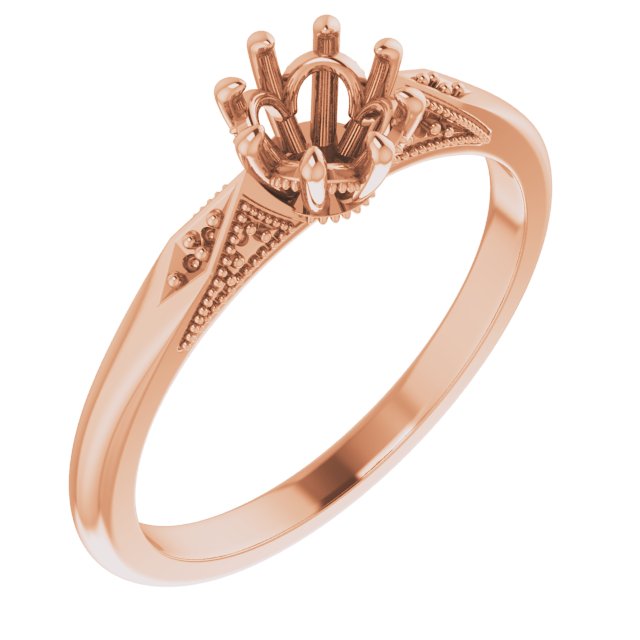 Accented Engagement Ring or Band