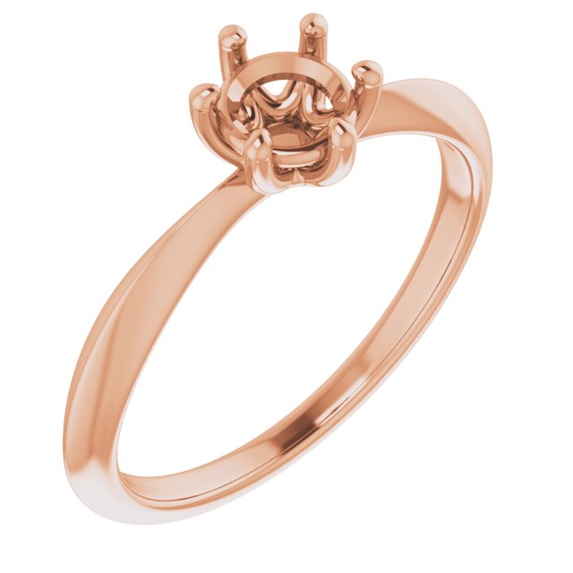 Solitaire Engagement Ring or Band