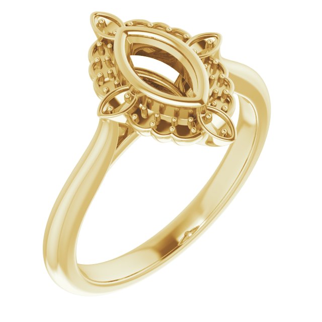14k Yellow Gold